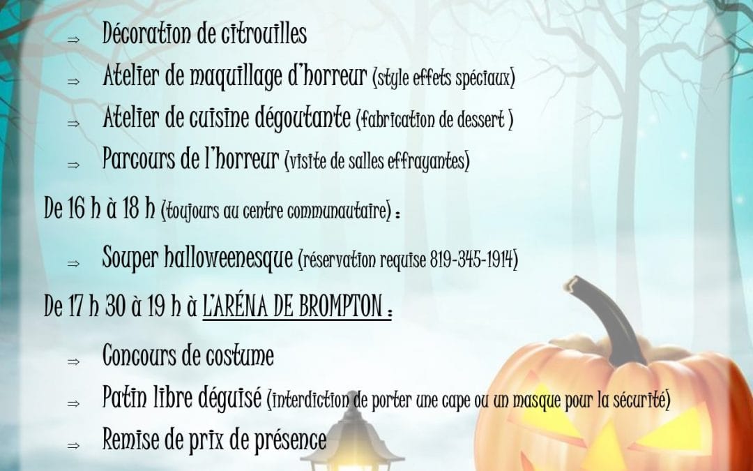 Mémo de la semaine : Halloween