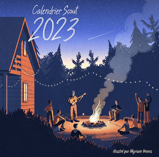 Le calendrier scout 2023 est en vente!